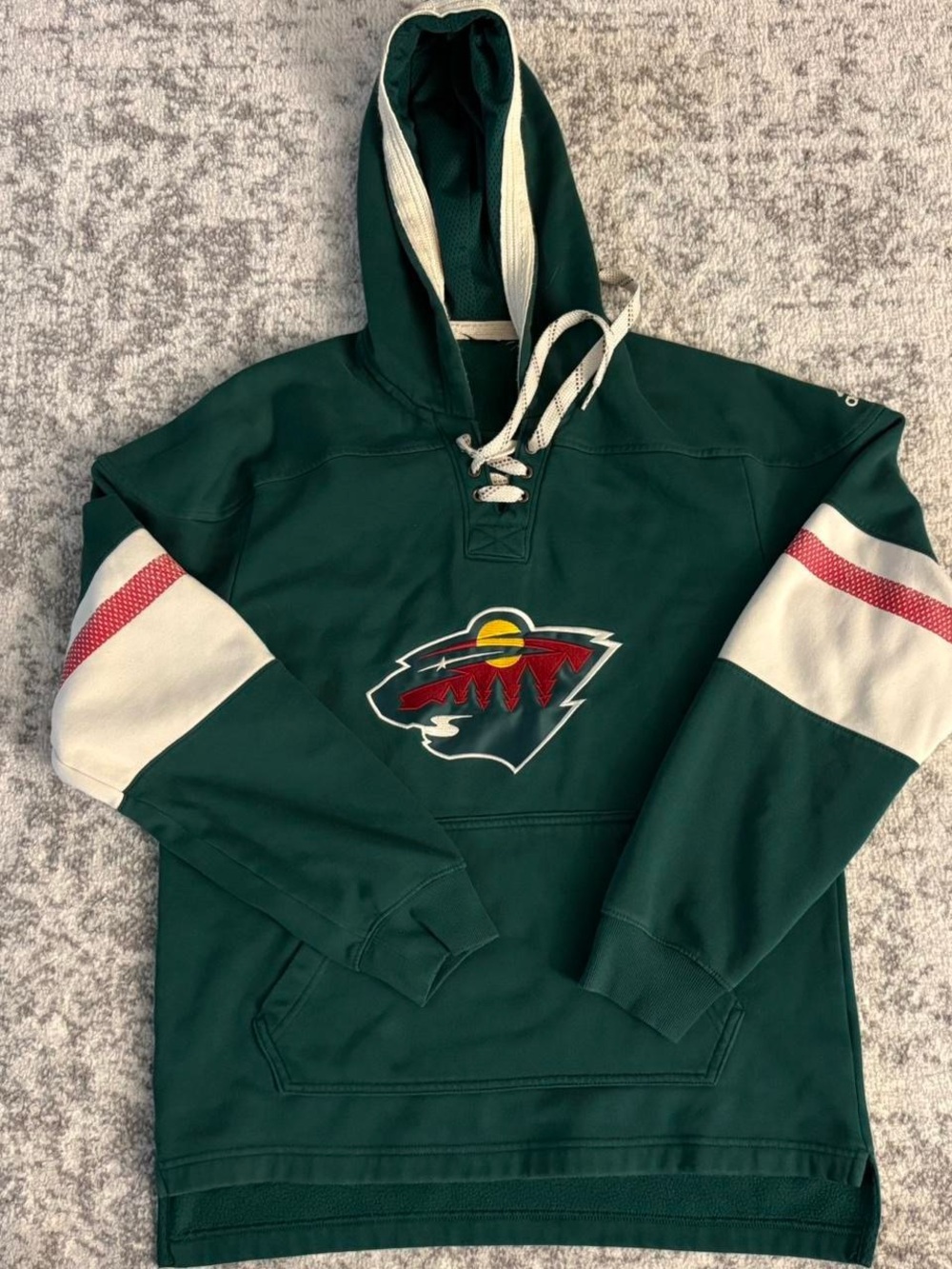 Men’s Adidas Minnesota Wild Green Hockey Hoodie